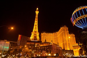 Las Vegas at Night The evening glow of Las Vegas